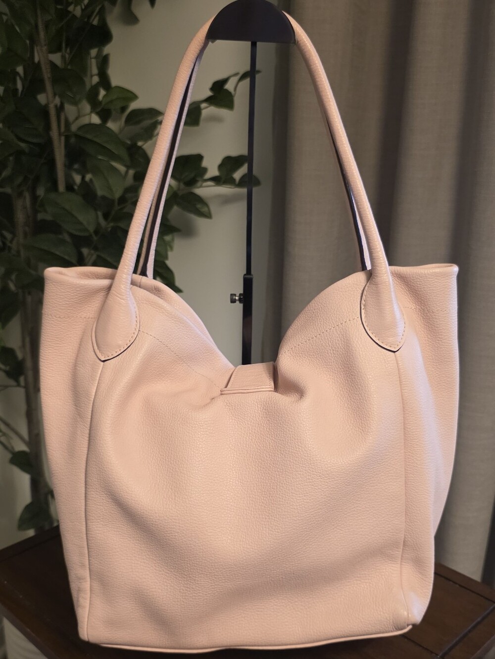 Dooney & Bourke Pink Belvedere Logo Lock Tote Bag, Large, Preloved - Picture 3 of 12